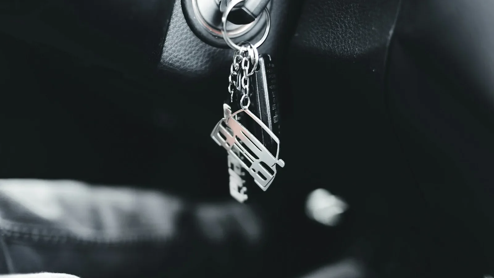 Primer plano de una llave de auto